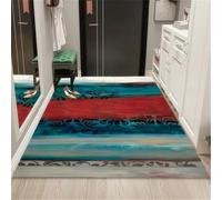 RUGMRZ Tappeto Bimbi Per Gattonare 160X230Cm Sala Rosso Tappetto Gioco Bambino Morbido Divano Inter Bimbaporta Del Corridoio Antisporco Antiscivolo Arte Blu