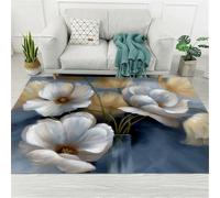 RUGMRZ Tappeto Camera Da Letto Scendiletto 80X160Cm Blu Tappeti Moderni Soggiorno A Pelo Corto Aspira Inter Stanza Lettosala De Estar Dormitorio