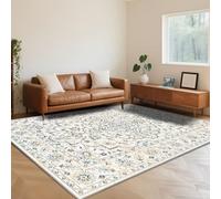 RUGMRZ Tappeto Cameretta Pelo Corto 80X120cm,Lavabile In Lavatrice Tradizione Classica Bluper Soggiorno,Balcone,Cucina