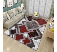 RUGMRZ tappeto da corridoio Bambina Cameretta su misura 90x150CM Rosso resistente di colore grigio-marrone per esterni salvapavimento