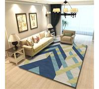 RUGMRZ Tappeto Esterno Terrazzo 90x150cm blu, Modelli geometrici moderni per soggiorno ragazzo camera da letto