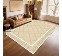 RUGMRZ Tappeto Esterno Terrazzo Weather Resistant 100x200cm Giallo chiaro, Modelli foglie moderne per il soggiorno vicino al letto della camera da letto