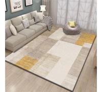 RUGMRZ Tappeto Fonoassorbente 170X240Cm Tappeti Da Camera 28 Colori Soggiorno Semplice Per La Casa Letto Geometrica Lavabile Giallo Matrimoniale Inter