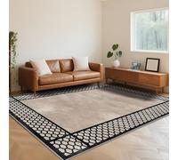 RUGMRZ Tappeto Grande Salotto Marrone 200X300cm,Antiscivolo Morbido Pelo Corto Tradizionale Classico per Cameretta,Ufficio,Corridoio