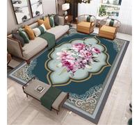 RUGMRZ Tappeto Inter 120X180Cm Bambini Morbido 42 Verde Soggiorno Moderno Semplice Camera Da Letto Fiori Leggero Lusso Tapetti Per Moderne Cucina Antiscivolo