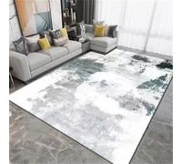 RUGMRZ Tappeto Moquette Lavabili In Lavatrice Grigio verde 50x80cm, Su Misura Casa Ingresso Design minimalista astratto per soggiorno corridoio sala da pranzo