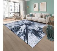 RUGMRZ tappeto morbido 160x280cm Grigio blu, Tappeto Gigante Disegno di inchiostro astratto per l'ingresso del corridoio del soggiorno