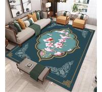 RUGMRZ Tappeto Passatoia Cucina 200X250Cm Cameretta Bambino 43 Verde Soggiorno Moderno Semplice Camera Da Letto Fiori Leggero Lusso Per Neonati Terra Inter