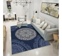 RUGMRZ Tappeto Per Bagno 180X280Cm Divano Soggiorno Blu Bimbo Cameretta Bambini Gattonamento Stanza Salotto Pelo Lungodivano Con Regole Geome