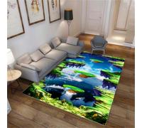 RUGMRZ Tappeto Per Balcone 140X200Cm Tappeti Camera Letto Verde Gaming Decorazioni Casa Salotto Giochi Bambini Grande Da Salasala De Estar Dormitorio Niña Cálido País La