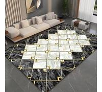 RUGMRZ Tappeto Per Bambini Stanza Dei Giochi Moderna Decorazione Geometrica Astratta Antiscivolo Lavabile Camere Da Letto Matrimoniale Completa Marrone Camera Accessori Cameretta Ragazza Camera160X23