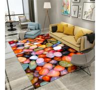 RUGMRZ Tappeto Per Corridoio Lungo 160X200Cm Termico Colore Morbido Bambini Inter Casa Soggiorno Bimba Camerettapatrón De Estrella Mar Guijarro Antidesli