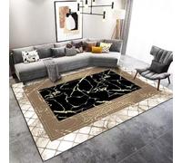 RUGMRZ Tappeto Stradale Per Bambini Moderna Decorazione Geometrica Astratta Antiscivolo Lavabile Piccolo Nero Salone Da Cucina Tappetone Gioco Accessori Camera Letto Ragazzo80X160Cm