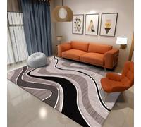 RUGMRZ Tappetto Cameretta Bambini Moderna Decorazione Geometrica Astratta Antiscivolo Lavabile Tappeto Casa Multicolore Decorazioni Per La Camera Tappeti Moderni Da Soggiorno Design Moderno160X200Cm