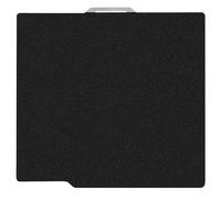 RugooSpink 257.5 x257.5MM Piatto di Costruzione per P1P P1S A1 X1 X1C X1E Strato di Costruzione Molla Foglio d'Acciaio Doppio Lato Nero Textured PEI Piattaforma Letto Riscaldato per Bambu Stampante 3D