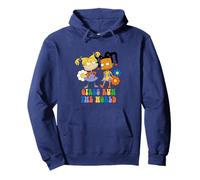 Rugrats Angelica And Susie Girls Run The World Felpa con Cappuccio