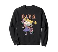 Rugrats Angelica Diva Roses Bold Retro Look Felpa