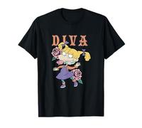 Rugrats Angelica Diva Roses Bold Retro Look Maglietta