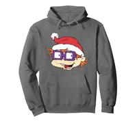 Rugrats Chuckie Santa Hat Felpa con Cappuccio