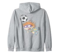 Rugrats Chuckie Soccer Calcio Felpa con Cappuccio