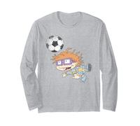 Rugrats Chuckie Soccer Calcio Maglia a Manica