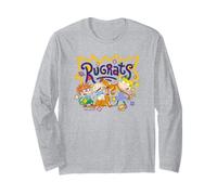 Rugrats Coloring Book Character Collage Retro 90's Cartoon Maglia a Manica