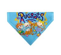 Rugrats Pet Bandana Rugrats Four Character Group Pose and Title Logo Light Blue