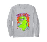 Rugrats Reptar Chaos Monster Destroys Cereal Maglia a Manica