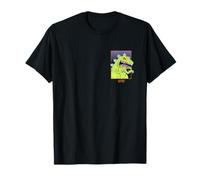 Rugrats Reptar Green Dinosaur Left Chest Maglietta
