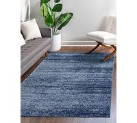 Rugs.com Tappeto della collezione Angelica - 1,5 x 20,3 m, blu navy, tappeto medio perfetto per camera da letto, sala da pranzo, soggiorno