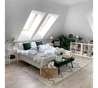 rugsx Boho, tappeti Zona, Peluche, Berber Shaggy, Frangia, Stile Marocchino, per Soggiorno, Camera da Letto, Cucina, tappeti Resistenti ASILA B5970 Crema/Marrone 240x330