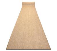 rugsx Passatoia SION effetto sisal, tappeto a tessitura piatta, resistente e facile da pulire, interno esterno, cucina corridoio balcone terrazza, ecru naturale 70x120 cm