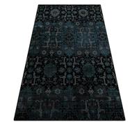 rugsx Tappeto di lana, tappeti tradizionali, per la camera da letto, soggiorno OMEGA KARAJA Fiori blu scuro 200x300 cm