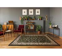 rugsx Tappeto ROYAL ADR classico, tradizionale, orientale, per la camera, soggiorno, camera da letto, di alta qualità verde scuro 100x200 cm