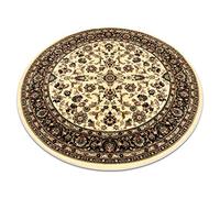 rugsx Tappeto ROYAL classico, tradizionale, orientale, per la camera, soggiorno, camera da letto, di alta qualità caramello, cerchio 200 cm