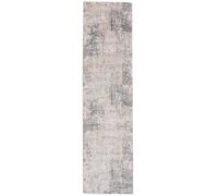 RugVista Atlas, Tappeto Moderno, Pelo Corto, 80 x 300 cm, Runner/Passatoia, Qualità cert. OEKO-TEX Standard 100, PP/Poliestere, Corridoio, Camera da Letto, Cucina, Salotto, Ufficio, Grigio/Beige