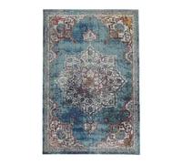 RugVista Balmoral, Tappeto, Tappeti moderni, 300 x 200 cm, Rettangolare, Pelo medio, Soggiorno, Sala da pranzo, Camera letto, Cucina, Lavabile solo a secco, oeko_tex_100, Scuro Teal