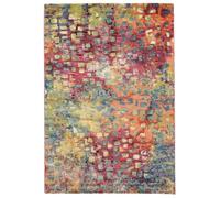 RugVista Davina, Tappeto Moderno, Pelo Corto, 133 x 190 cm, Rettangolare, Qualità cert. OEKO-TEX Standard 100, PP, Corridoio, Camera da Letto, Cucina, Salotto, Sala da Pranzo, Ufficio, Multicolore