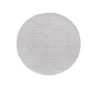 RugVista Handloom, Tappeto, Shaggy/Handloom, Ø 200 cm, Rotonda, Pelo medio, Soggiorno, Camera da letto, Lavabile solo a secco, Certificato Care & Fair, Argento