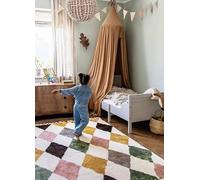 RugVista Jester, Tappeto per bambini, Moderni, 140 x 200 cm, Rettangolare, Pelo medio, Cameretta, Lavabile solo a secco, Senza sostanze chimiche pericolose, Multicolore
