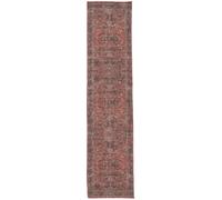 RugVista Khalifa Oriental, Tappeto Moderno, Pelo Corto, 80 x 350 cm, Runner/Passatoia, Qualità cert. OEKO-TEX Standard 100, Ciniglia/Iuta, Corridoio, Camera da Letto, Cucina, Salotto, Rosso