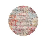 RugVista Monet, Tappeto, Tappeti moderni, Ø 200 cm, Rotonda, Pelo medio, Soggiorno, Sala da pranzo, Camera letto, Cucina, Lavabile solo a secco, oeko_tex_100, Multicolore