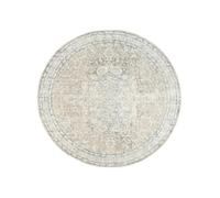 RugVista Nadia, Tappeto Moderno, Pelo Corto, ∅ 200 cm, Rotondo, Qualità cert. OEKO-TEX Standard 100, PP, Corridoio, Camera da Letto, Cucina, Salotto, Sala da Pranzo, Ufficio, Crema/Greige