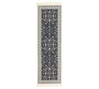 RugVista Nain Florentine, Tappeto Nain Orientale, Pelo Corto, 80 x 200 cm, Rettangolare, Qualità cert. OEKO-TEX Standard 100, PP/Poliestere, Corridoio, Camera da Letto, Cucina, Salotto, Blu scuro