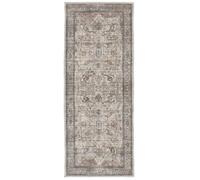 RugVista Oxana Oriental, Tappeto Moderno, Pelo Corto, 80 x 200 cm, Rettangolare, Qualità cert. OEKO-TEX Standard 100, Ciniglia/Iuta, Corridoio, Camera da Letto, Cucina, Salotto, Marrone/Beige