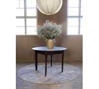 RugVista Ritz, Tappeto Moderno, Pelo Corto, ∅ 200 cm, Rotondo, Qualità cert. OEKO-TEX Standard 100, PP/Poliestere, Corridoio, Camera da Letto, Cucina, Salotto, Sala da Pranzo, Ufficio, Grigio chiaro