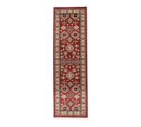 RugVista Shirvan Kazak, Tappeto Ziegler/Kazak, Pelo Corto, 80 x 250 cm, Runner/Passatoia, Qualità cert. OEKO-TEX Standard 100, PP, Corridoio, Camera da Letto, Cucina, Salotto, Ufficio, Rosso/Beige