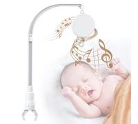 RUGVOMWM Braccio mobile per culla da 58,4 cm, braccio mobile per culla, braccio mobile, gancio mobile per bambini, con carillon.