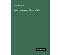 Ruhe ist die erste Bürgerpflicht