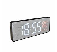 RUHEN Sveglia Digitale con Funzione Snooze e Luce per la Sveglia, visualizzazione dell'ora e della Temperatura, Decorazione per la casa